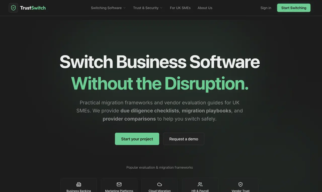 TrustSwitch Migration