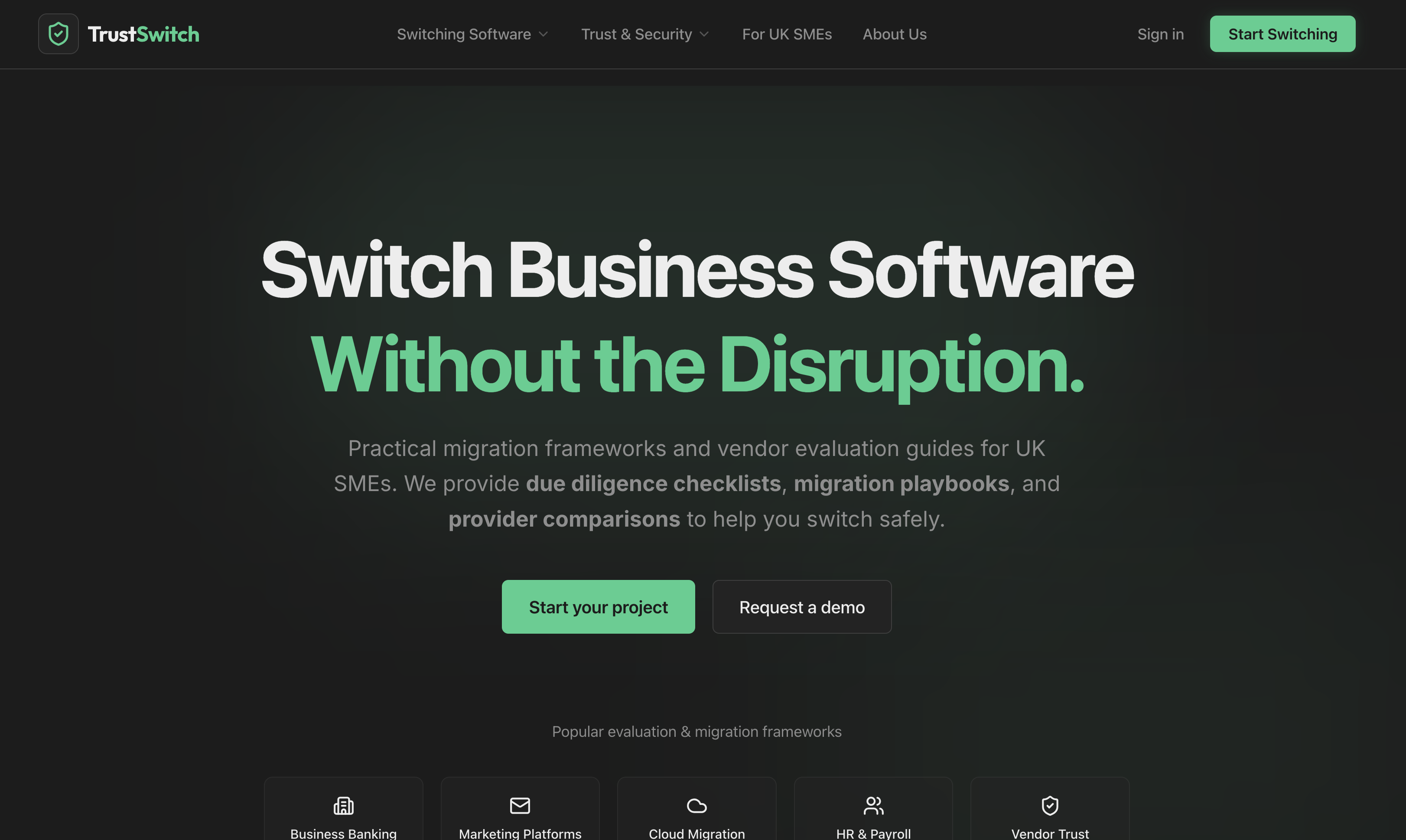 TrustSwitch Migration